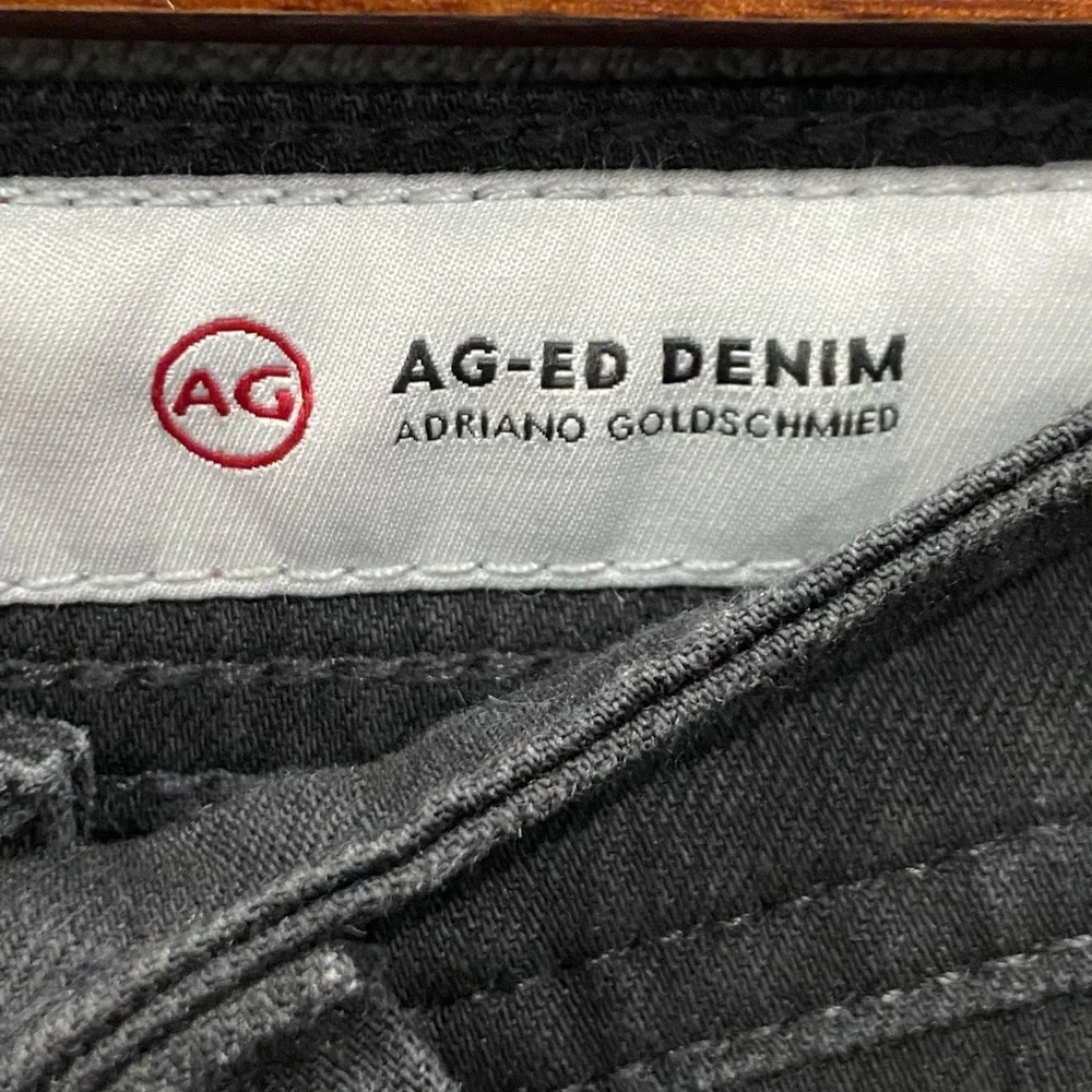 AG Adriano Goldschmied The Apex Black Drop-Rise Tapered Jeans Men’s Size 29 NWT